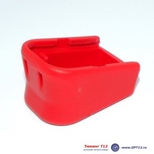 Пятка магазина Glock +2 патрона Red Пятка магазина Glock +2 патрона Red