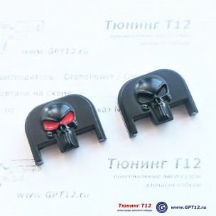 Заглушка затвора 3D Каратель Glock Заглушка затвора 3D Каратель Glock