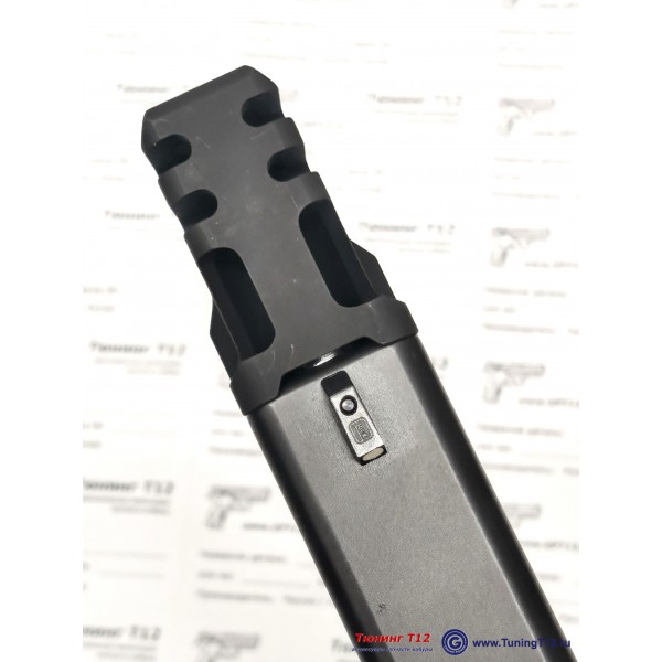 thumbnail image 2 of Strike Industries Mass Driver Compensator For Glock 17 Gen3 & Gen4 - 9mm, Black 2 of 4