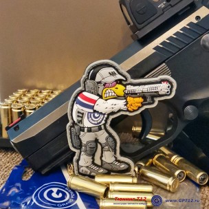 Фирменный патч-шеврон "GP Shooter" Фирменный патч-шеврон "GP Shooter"